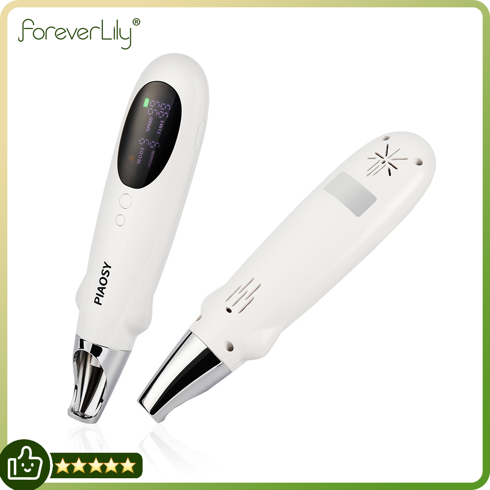 Foreverlily 9 + 9 nâng cấp laser bút picô giây nốt ruồi t attoos mụn cóc bút tẩy đốm xóa tàn nhang có thể sạc lại máy rửa lông mày
