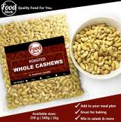 Food Stock Roasted Whole Cashews