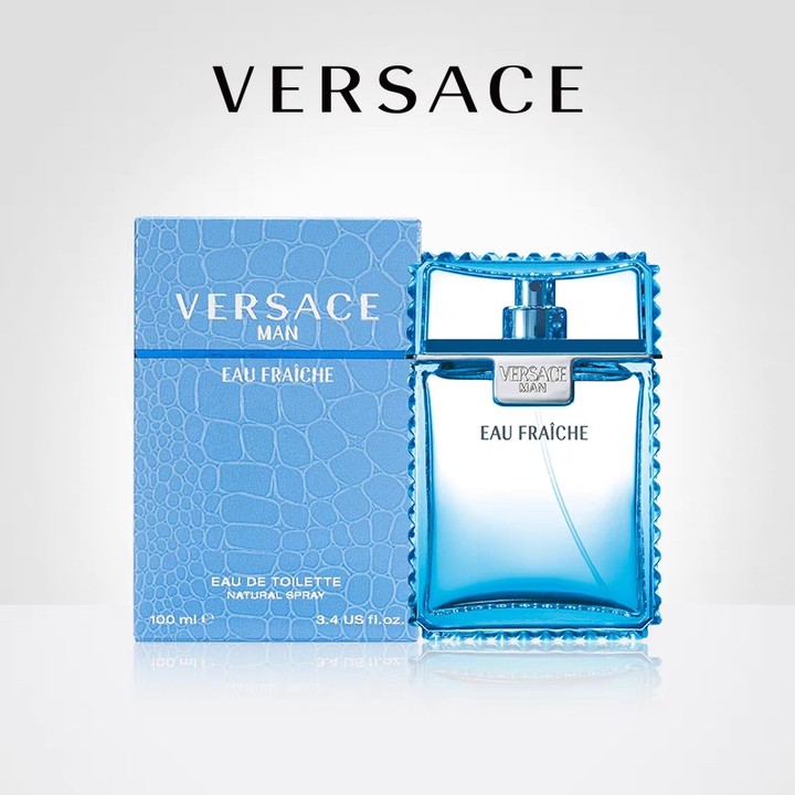 Versace Man Eau Fraiche Eau De Toilette for Men 3.4 oz Original