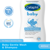 Cetaphil Baby Wash & Shampoo Pump 400ml