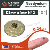 N42 Neodymium Disc Magnets - 10 pcs, Super Strong Rare Earth