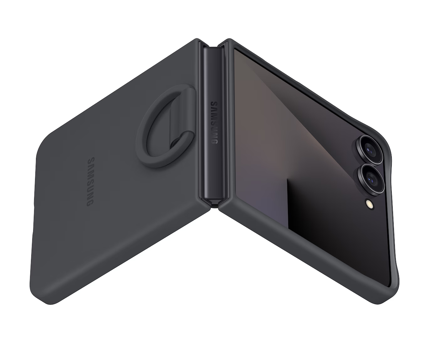 Original Samsung Official Silicone Case with Ring for Galaxy Z Flip7