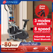 Quiet Elliptical Trainer for Home Exercise - 