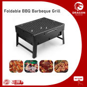 Portable Foldable Charcoal BBQ Grill - Large Size