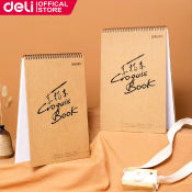 Deli Spiral Sketchbook, A4, 40 Sheets, School Supplies