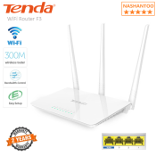 Tenda F3 Easy Setup WiFi Router for Home and Online Schooling