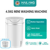 HAILANG 7KG Compact Washer/Dryer for Small Spaces, Same-Day Delivery