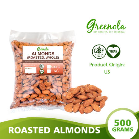 Greenola Roasted Whole Almonds  250g | 500g