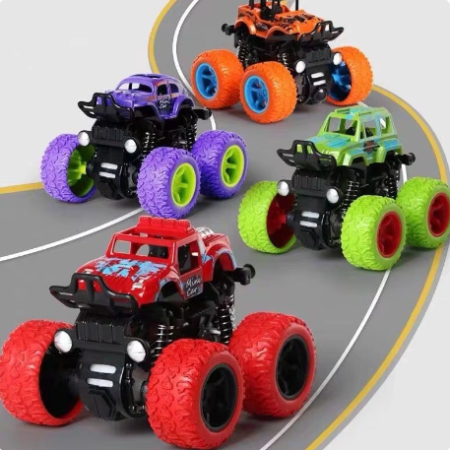 Kids Monster Truck Inertia SUV - Four-Wheel Drive Toy Vehicle