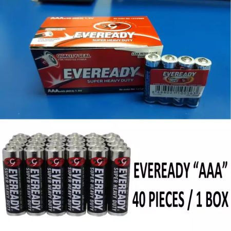 H&Z SHOP EVEREADY super heavy duty  AAx48 & AAAx40 & D