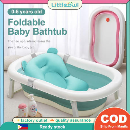 Soft Bath Pillow for Newborns - Shower Pad & Rack