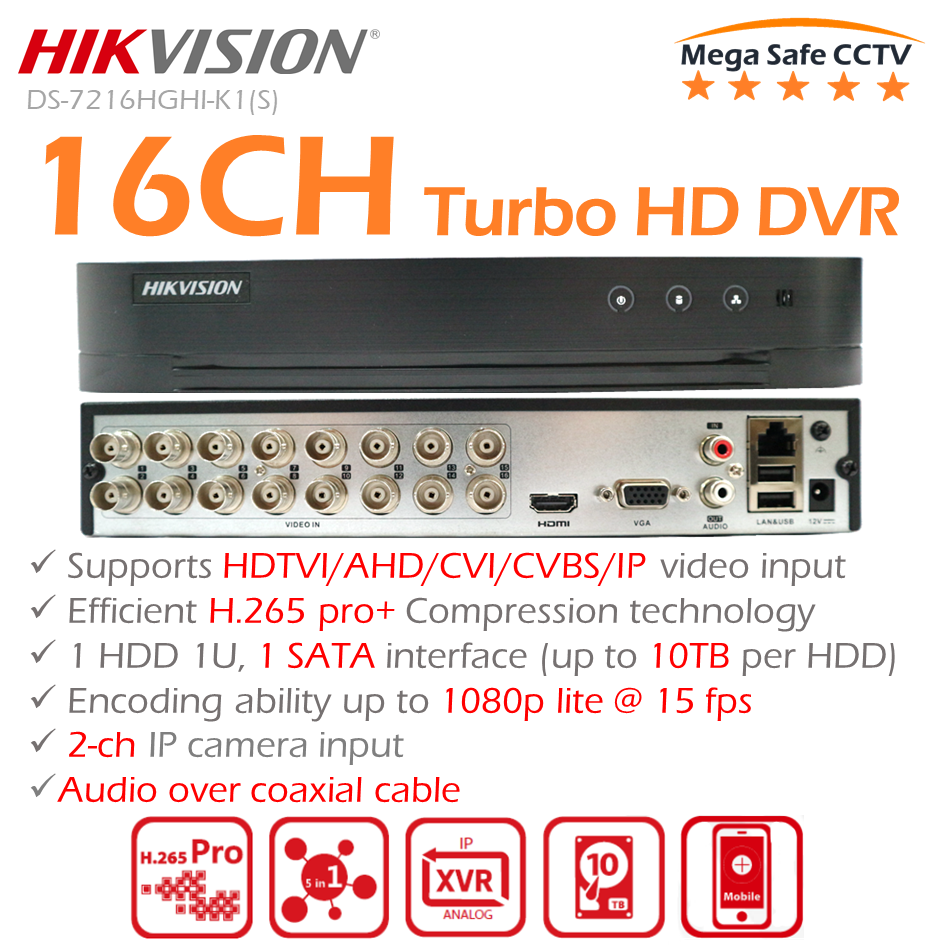 hikvision 16 ch dvr price