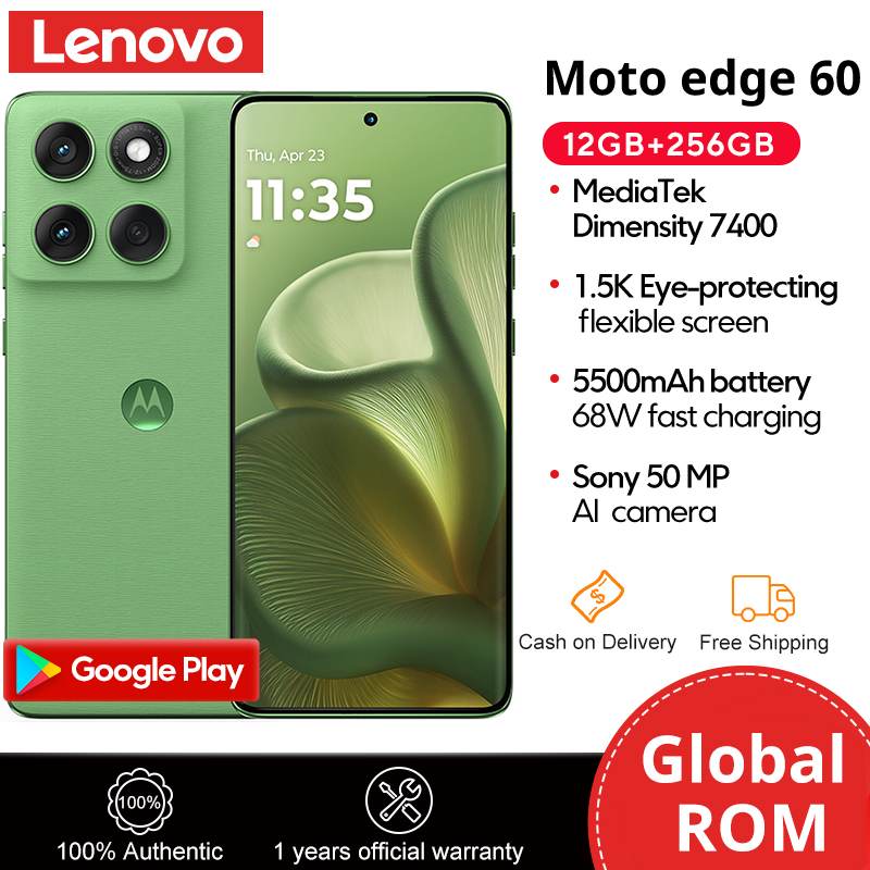 Lenovo Motorola Edge 60 5G Smartphone MTK Dimensity 7400 6.7inch OLED 120Hz 2712x1220P 50MP Rear Camera 5500mAh 68W Global ROM - Image 2