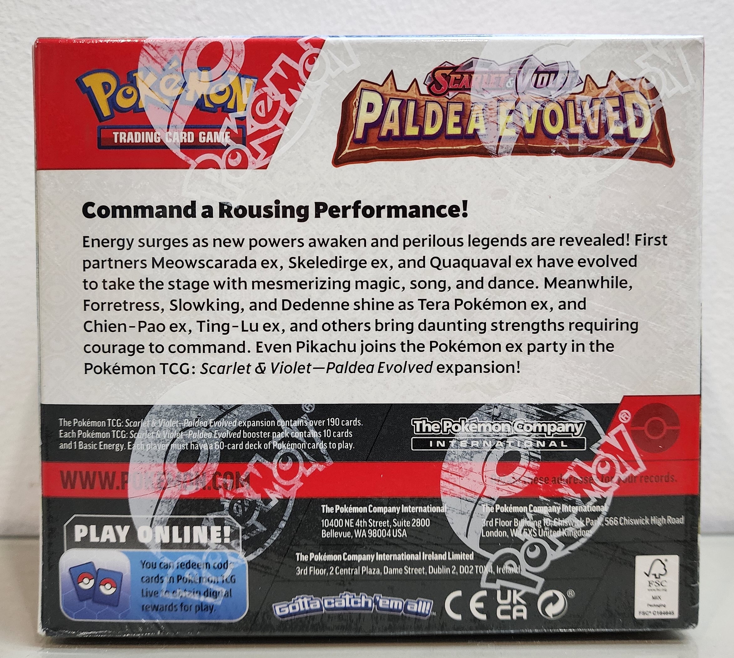 Pokemon TCG: Scarlet & Violet - Paldea Evolved Booster, 興趣及遊戲, 玩具& 遊戲類-  Carousell