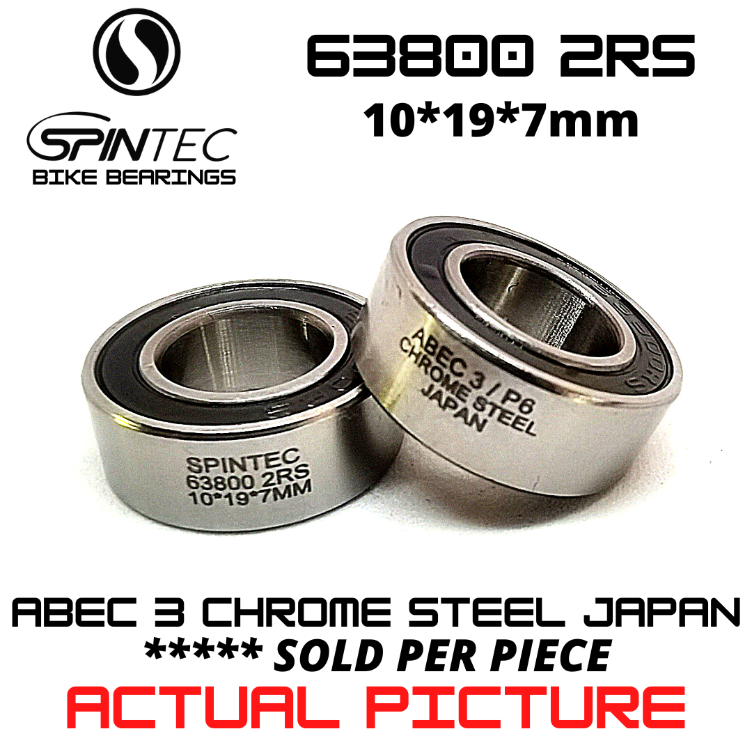SPINTEC 6900 2RS Japan Chrome Steel Rubber Sealed Bearings for
