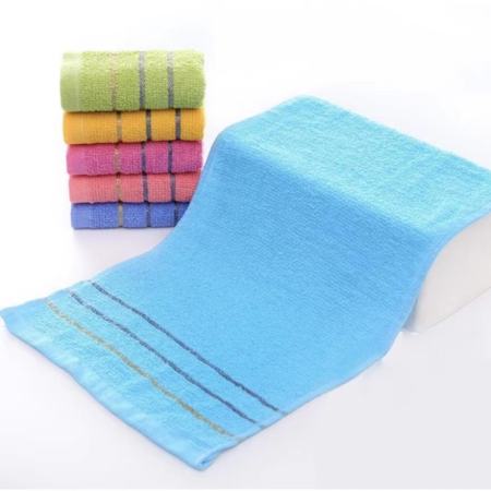 12 Pcs Cotton Hand Towel 3 Stripe Colors Hand Towel