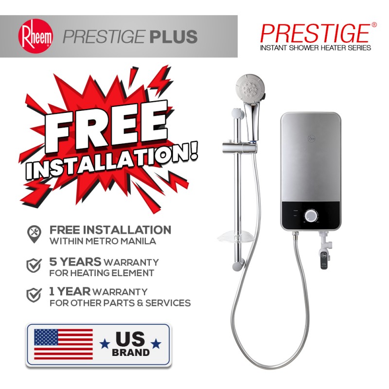 Rheem Prestige PLUS RTLE-35M-1 Instant Water Heater Water