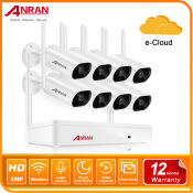 ANRAN Wireless CCTV System with 8 Ultra HD Outdoor Cameras