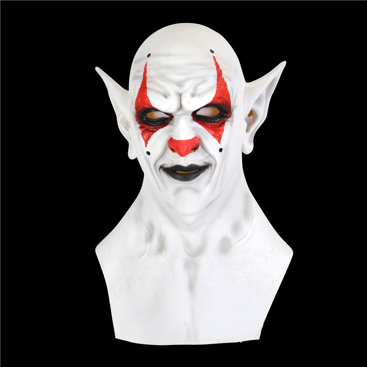 Halloween Horror Scary Demon Clown Vampire Latex Ghost Face Mask Cosplay Prop Halloween Demon