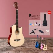 Bansid 38-inch Acoustic Guitar - Great for Beginners