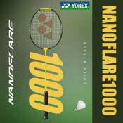 YONEX NANOFLARE1000 Badminton Racket for Professional Players with Bag