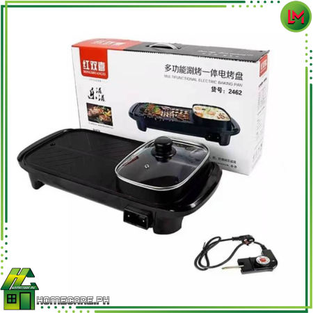 HOMECARE 2-in-1 Korean BBQ Grill and Hotpot