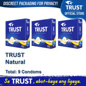 Trust Condoms Natural by 3's, Pack of 3