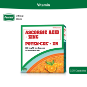 Poten-Cee + ZN Ascorbic Acid 500mg + Zinc 10mg 100s
