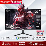 Expose monitor computer pc monitor 24 inch for laptop Desktop computer 165Hz Ips gaming monitor 1080p 19 inches 27 inch 165Hz curved monitors 144Hz