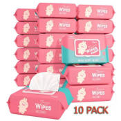 JJFS Organic Baby Wipes 60 pcs per pack.wipes