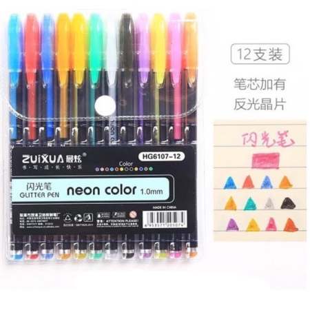 LuckyHao Neon color pen HT-6307-12