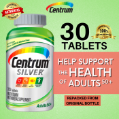 Centrum Silver Adults 50+ Multivitamin - 30 Tablets