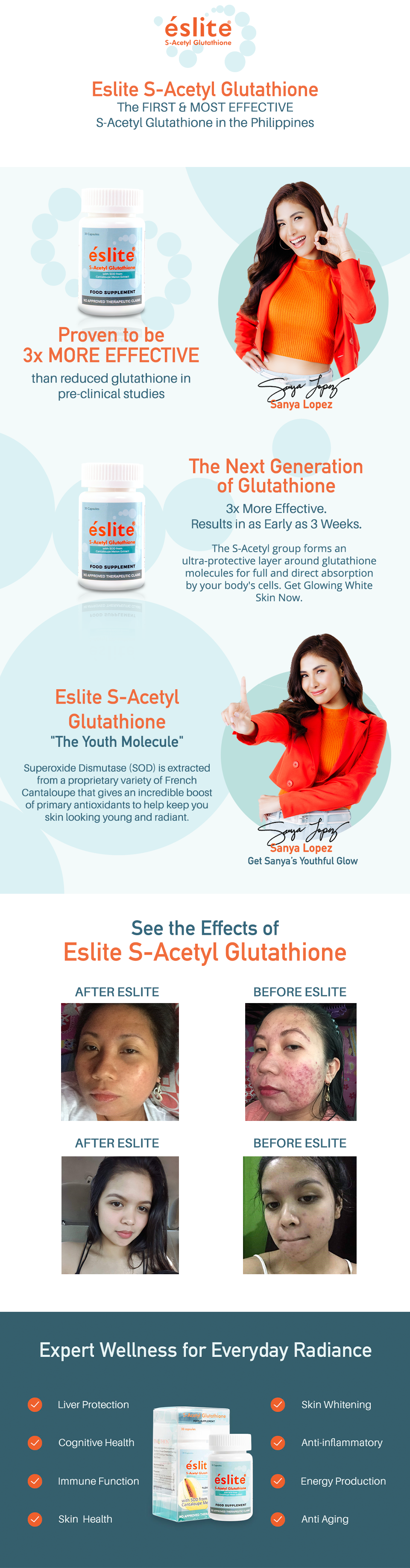 eslite glutathione ingredients OFFICIAL] Eslite S-Acetyl Glutathione (Anti Aging and Skin Whitening Gluta  Capsule) 30 Capsules