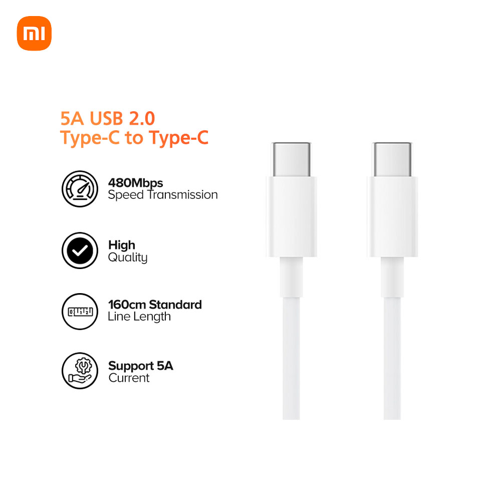 Xiaomi 5A USB 2.0 Type-C to Type-C