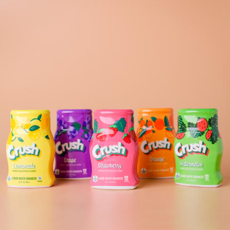 Crush Liquid Water Enhancer Sugar-free - Orange, Pineapple, Watermelon, Strawberry, Grape