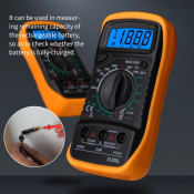 Digital Multimeter with Diode and HFE Test - 