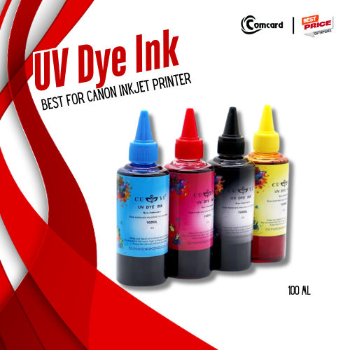 Cuyi UV Dye Ink 100 mL (BLACK COLOR) | For Inkjet Printers Presyo 35 Piso*Libreng Shipping