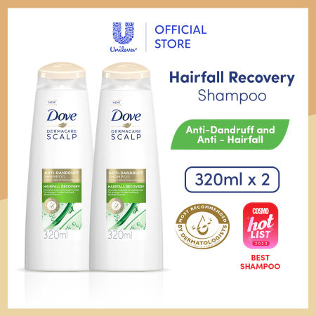 Dove Hairfall Recovery Shampoo with Anti-dandruff for Stronger Hair