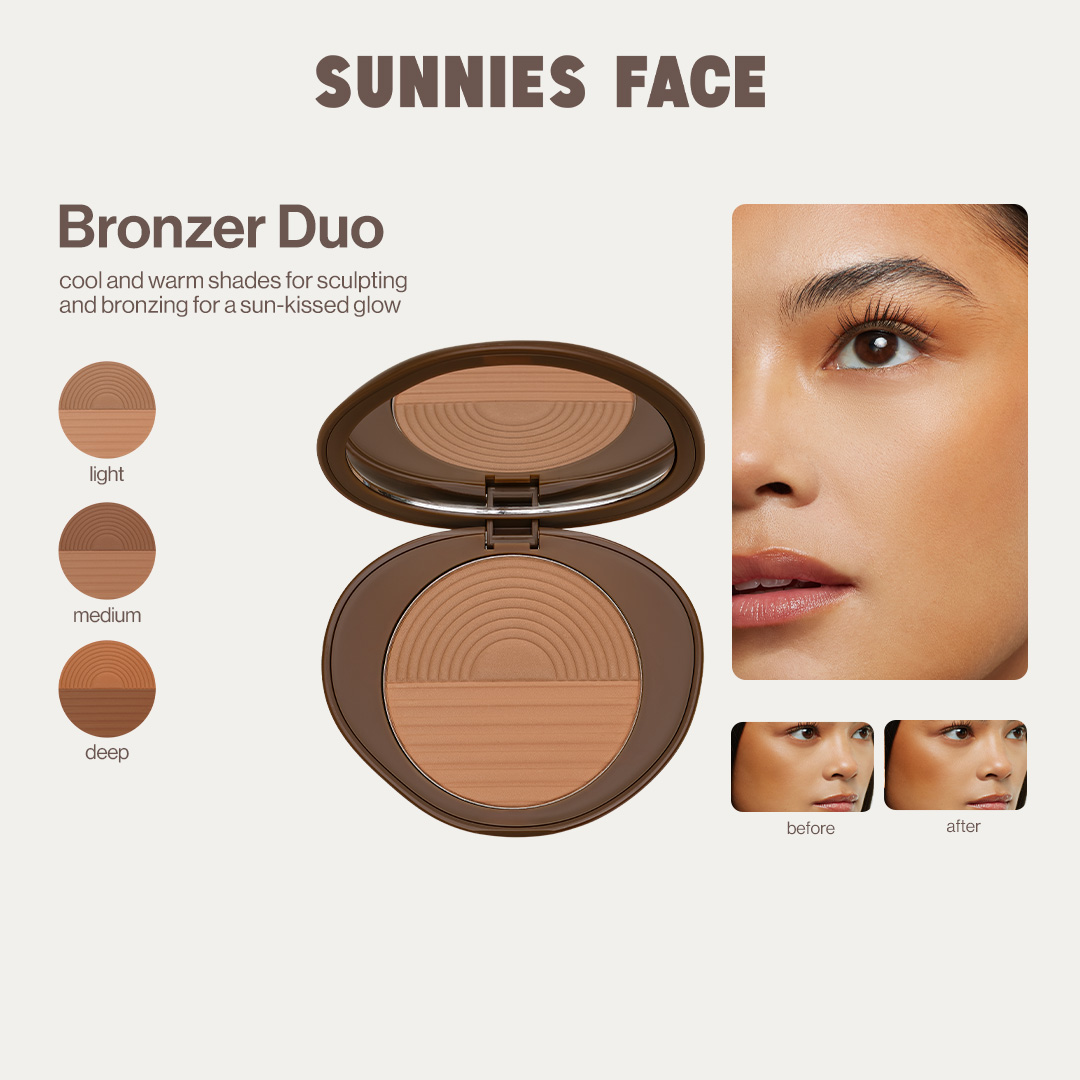 Discount on Sunnies Face  shoes - SKU: Sunnies Face Healthy Touch Bronzer Duo [Two-Tone Powder Bronzer]