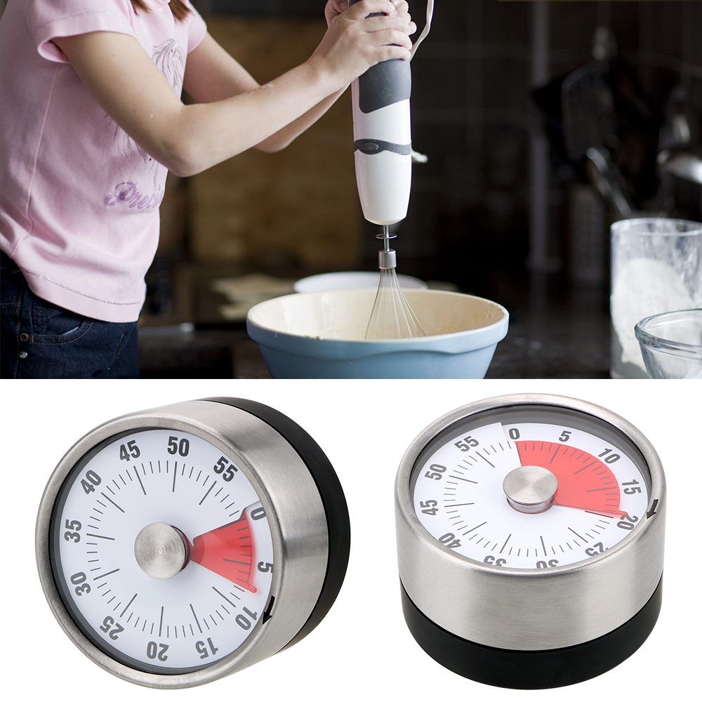 ✿60 Minutes Kitchen Timer Cooking Ring Reminder Mechanical Counter Time  Baking