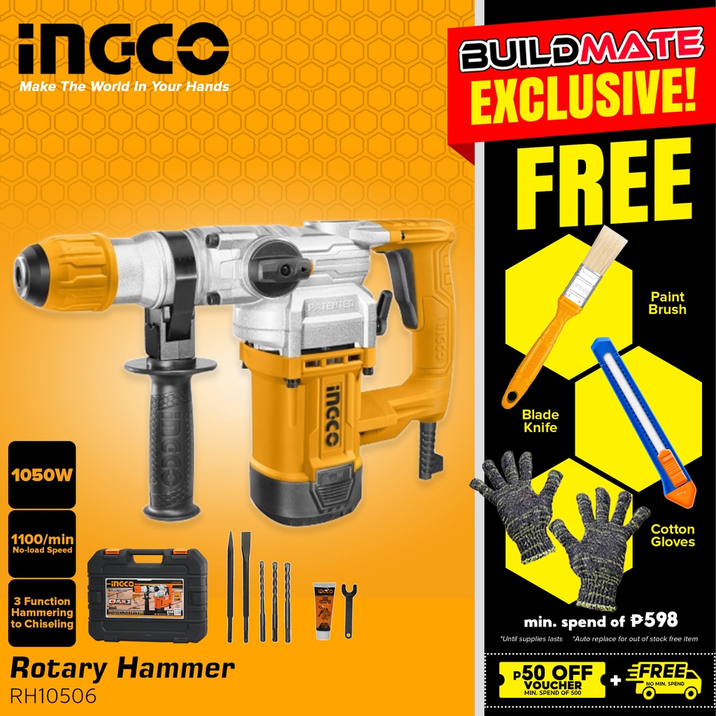 Ingco hammer drill 1050w hot sale