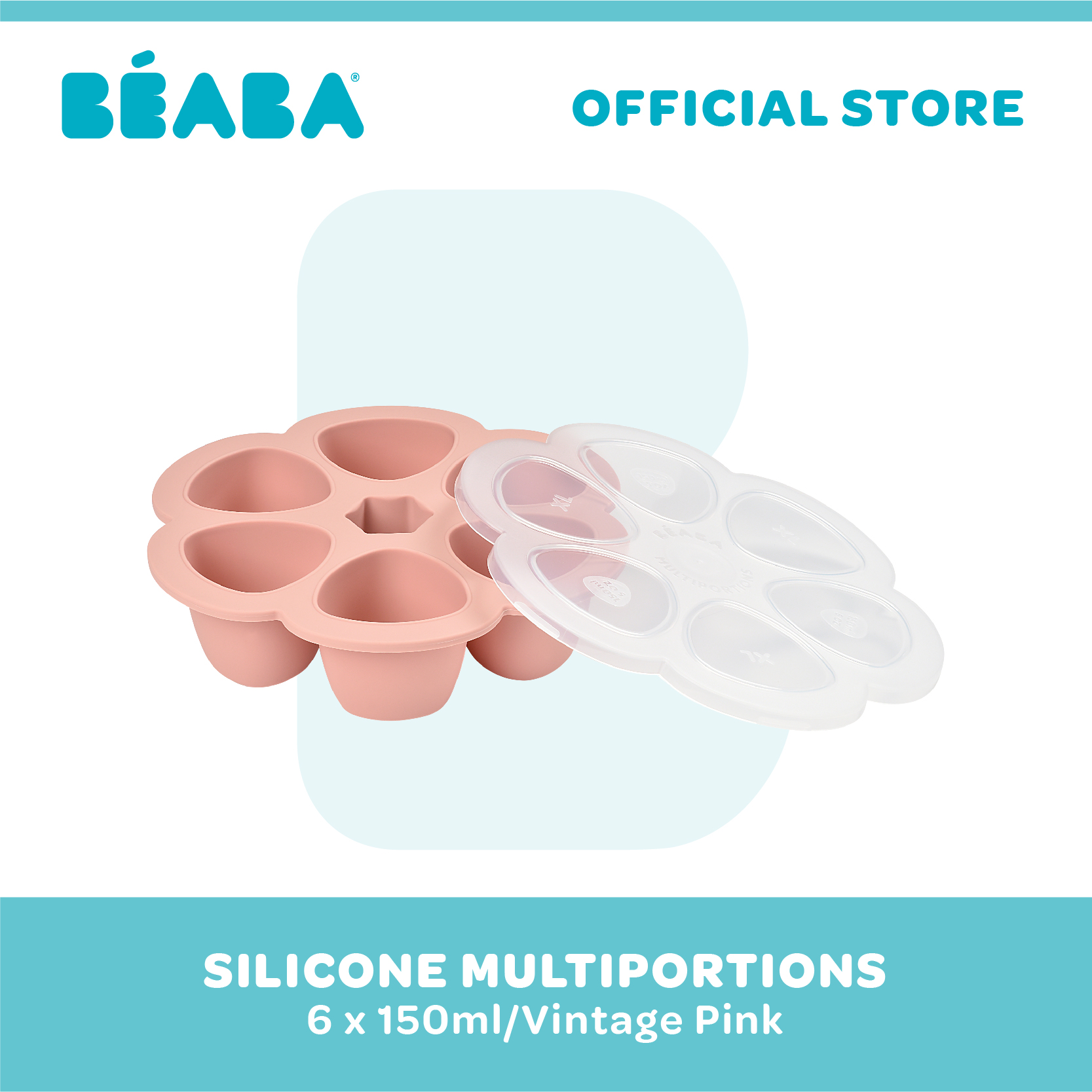 Shop Beaba Silicone Multiportions 6 x 150ml online