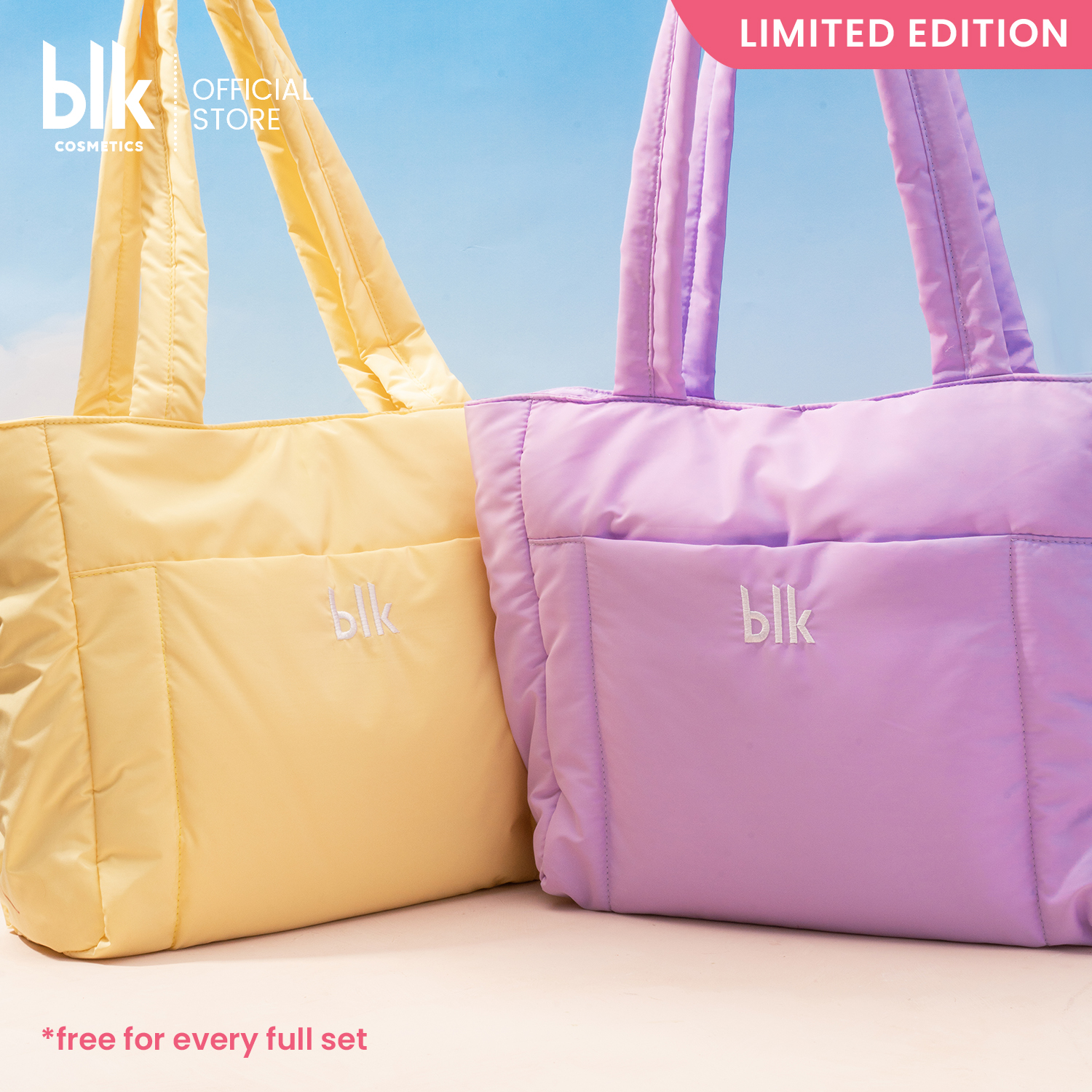 Discount on BLK Cosmetics  shoes - SKU: blk cosmetics fresh puffer bag
