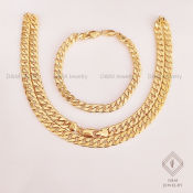 18k Bangkok gold 2in1 necklace bracelet