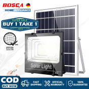 BOSCA 500W Solar LED Flood Light with Remote, IP67 Waterproof