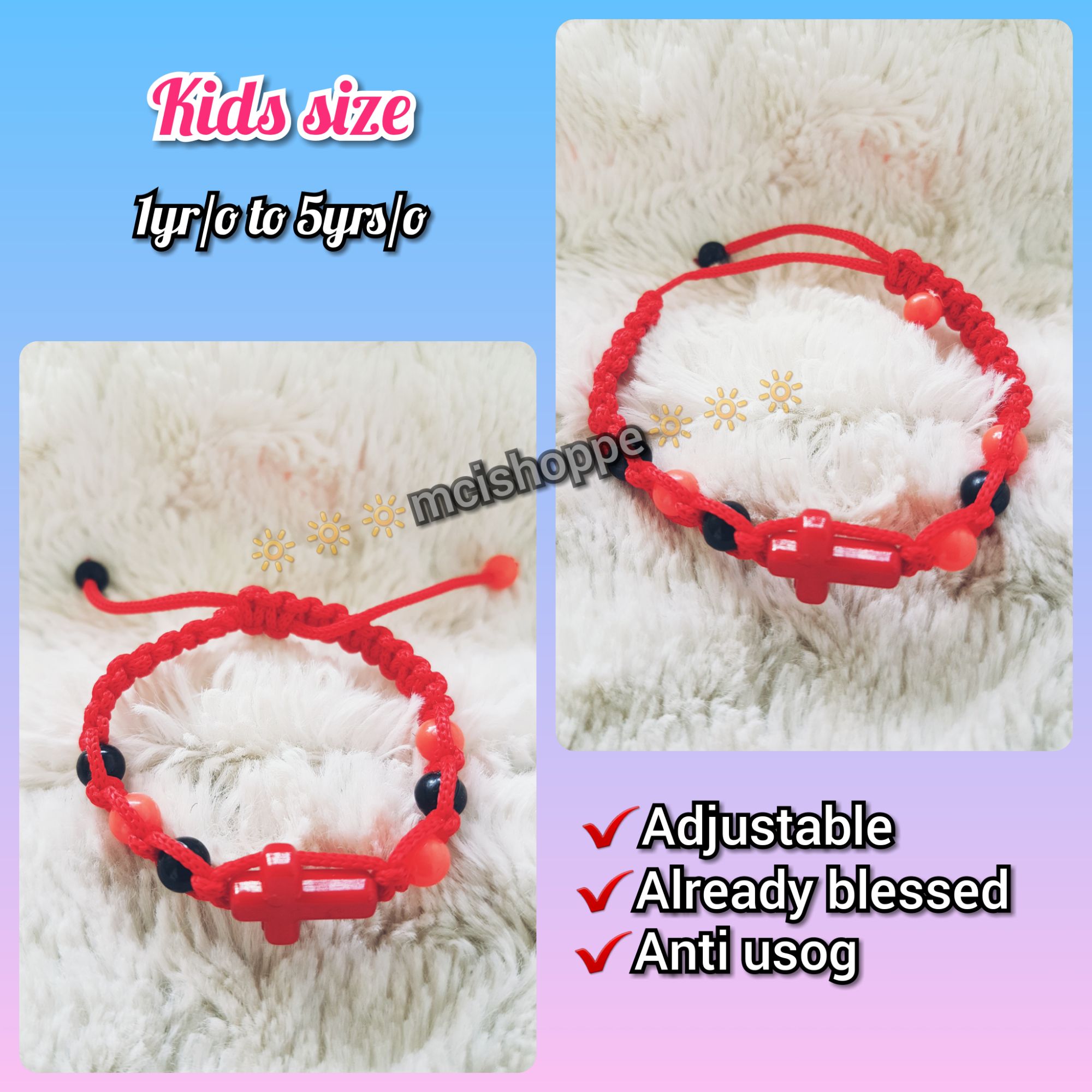 Adjustable red string bracelet ❤️ 