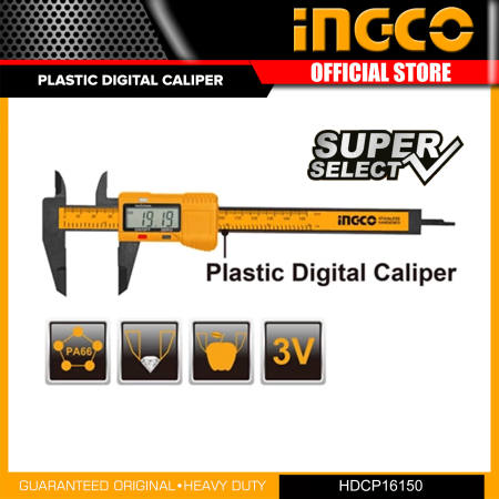 Ingco Plastic Digital Caliper, 150mm Length