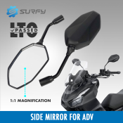 ADV Design Universal Clear Lens Side Mirror with Yamaha Adapter