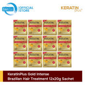 Keratinplus GOLD Intense Brazilian Hair Treatment  12 pcs