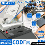 Heavy-duty A4/A3 Comb Binding Machine by 